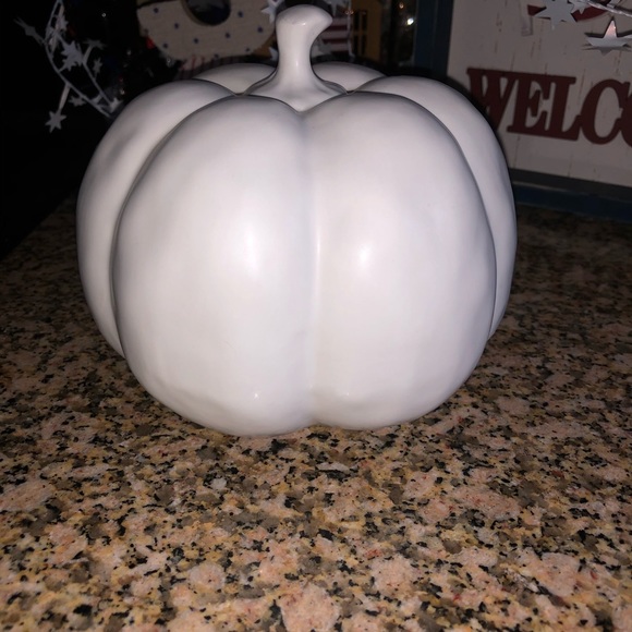 NWT RAE DUNN “Blessed” Small Ceramic Pumpkin - Picture 3 of 4